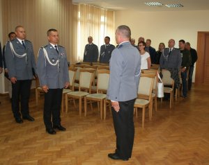 I Z-ca komendanta policji w Rypinie skąłda meldunek komendantowi Wojewódzkiemu Policji w Bydgoszczy